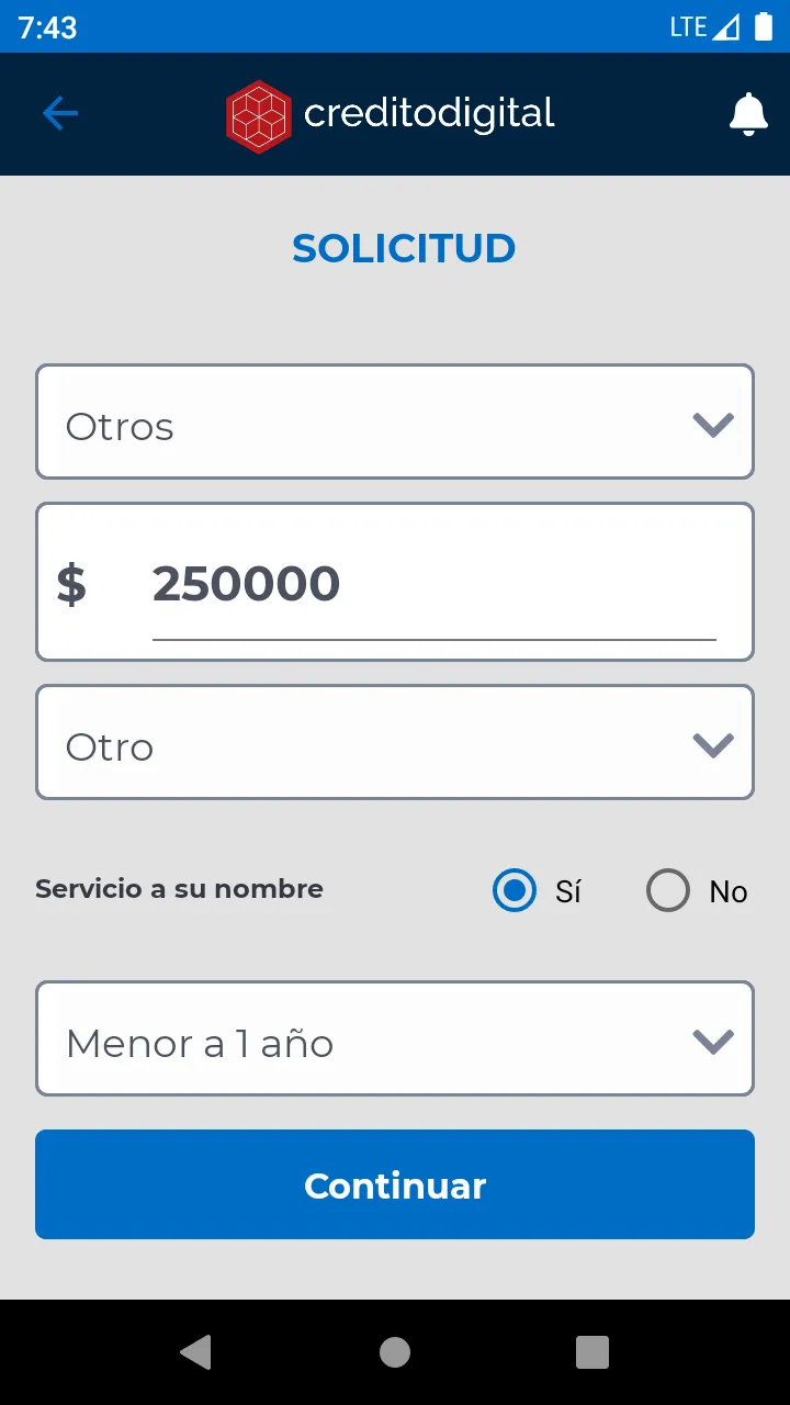 Credito Digital | Indus Appstore | Screenshot