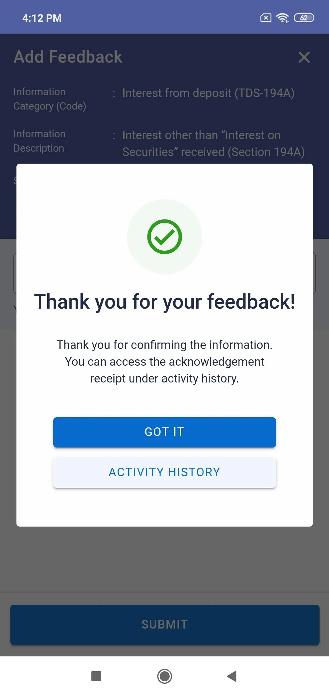 AIS for Taxpayers | Indus Appstore | Screenshot