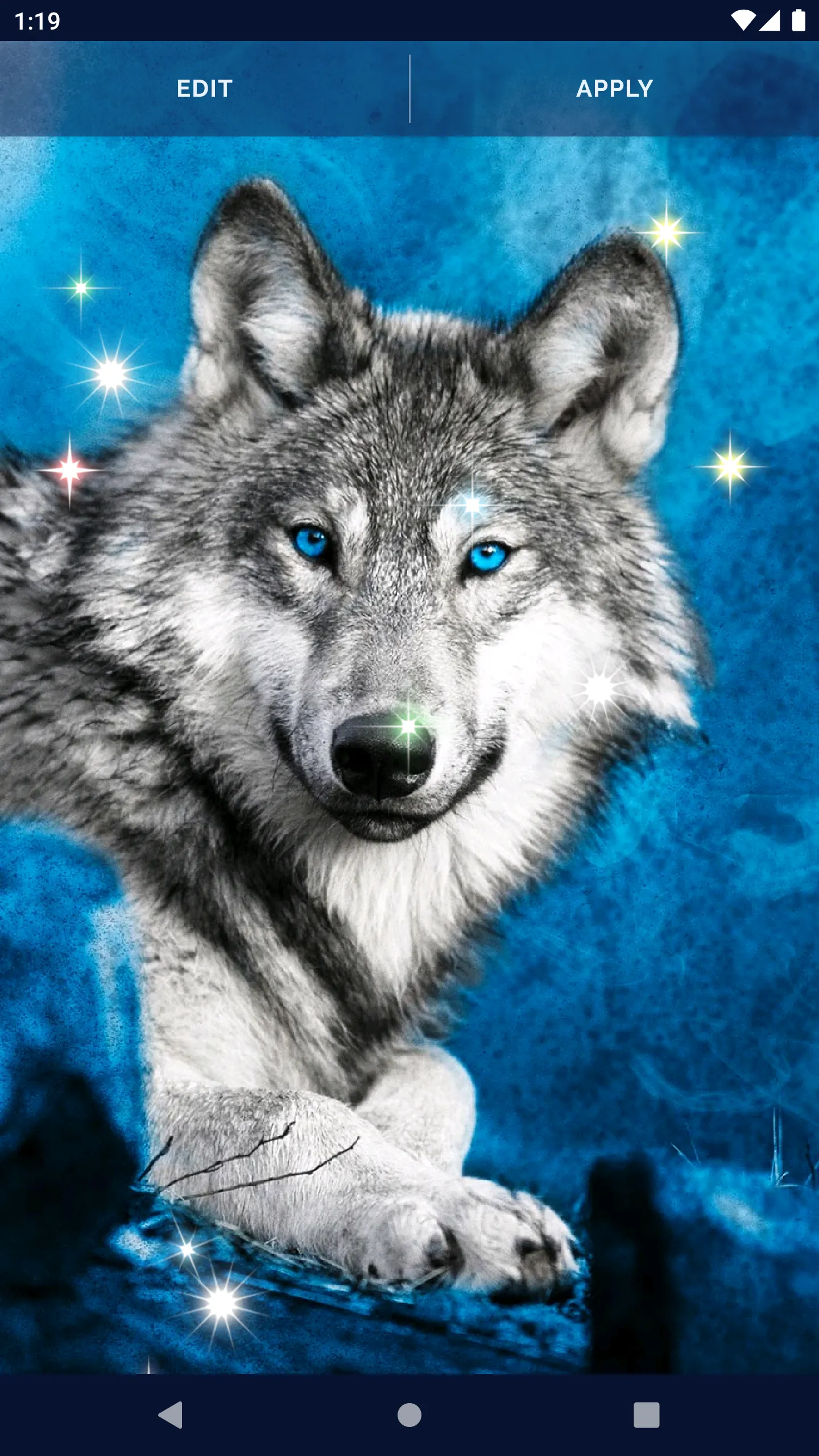 Night Wolf Live Wallpaper | Indus Appstore | Screenshot