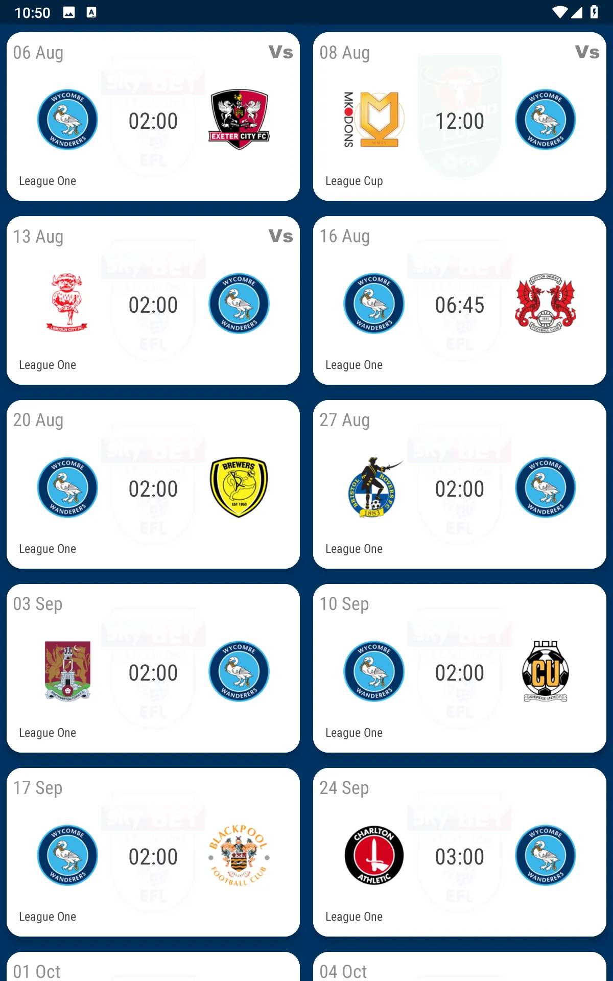 Wycombe Wanderers Fan App | Indus Appstore | Screenshot