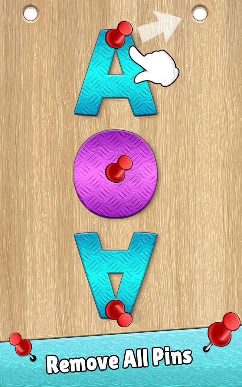 Paper Pin Puzzle : Alphabets | Indus Appstore | Screenshot