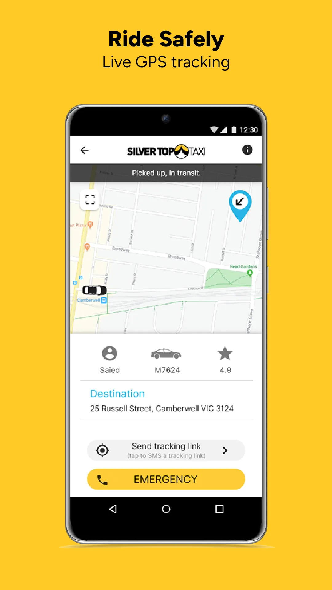 SilverTop Taxi | Indus Appstore | Screenshot