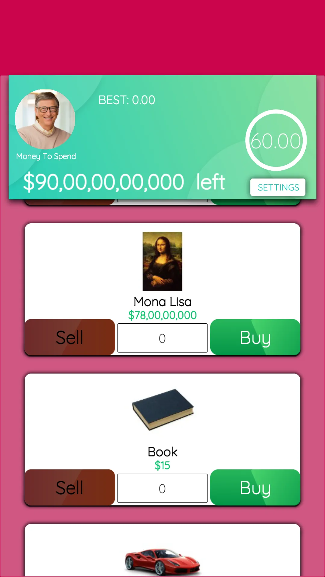 Spend Bill Gates Money | Indus Appstore | Screenshot