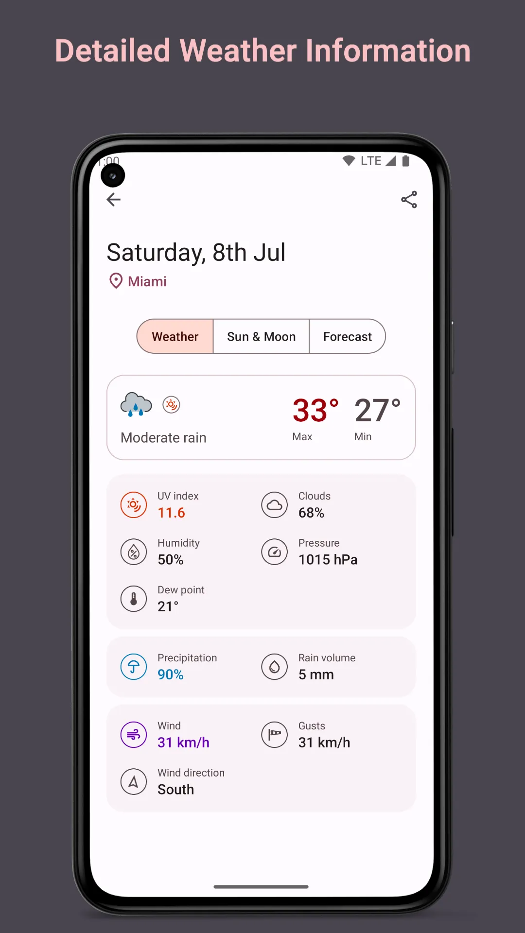 Weather Today | Indus Appstore | Screenshot