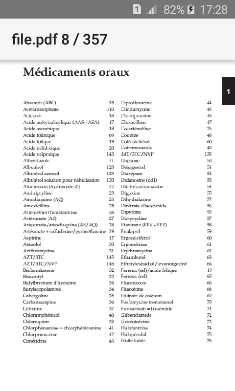 Livre Guide des Médicaments | Indus Appstore | Screenshot