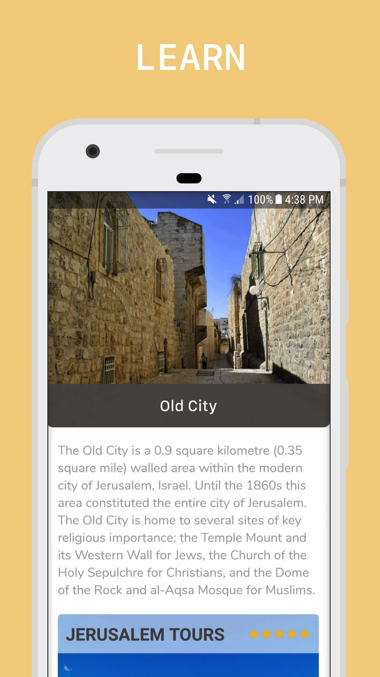 Jerusalem Travel Guide | Indus Appstore | Screenshot