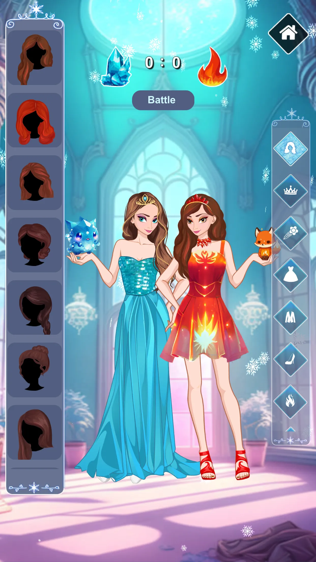 Icy or Fire dress up game | Indus Appstore | Screenshot