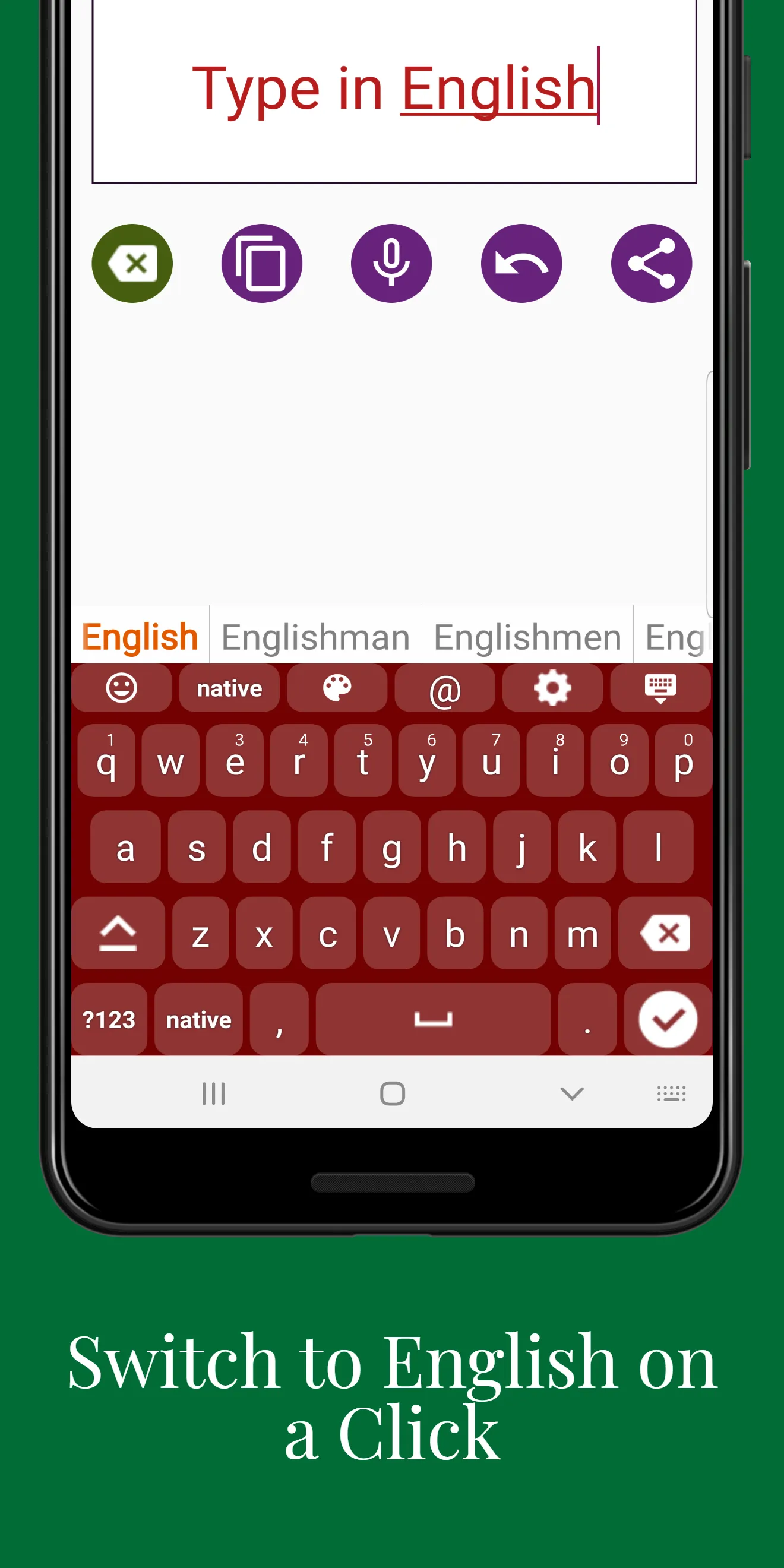 Arabic English Keyboard :Infra | Indus Appstore | Screenshot