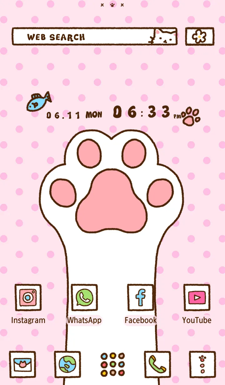 Cat Paw Theme | Indus Appstore | Screenshot