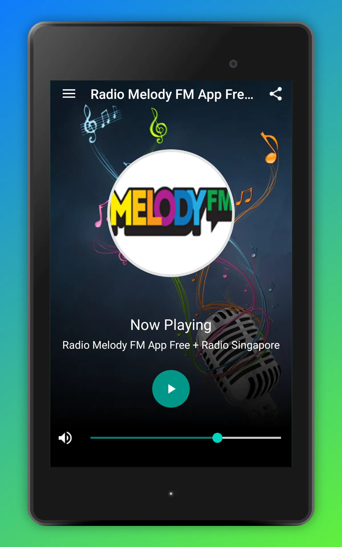 Melody FM Radio Singapore App | Indus Appstore | Screenshot