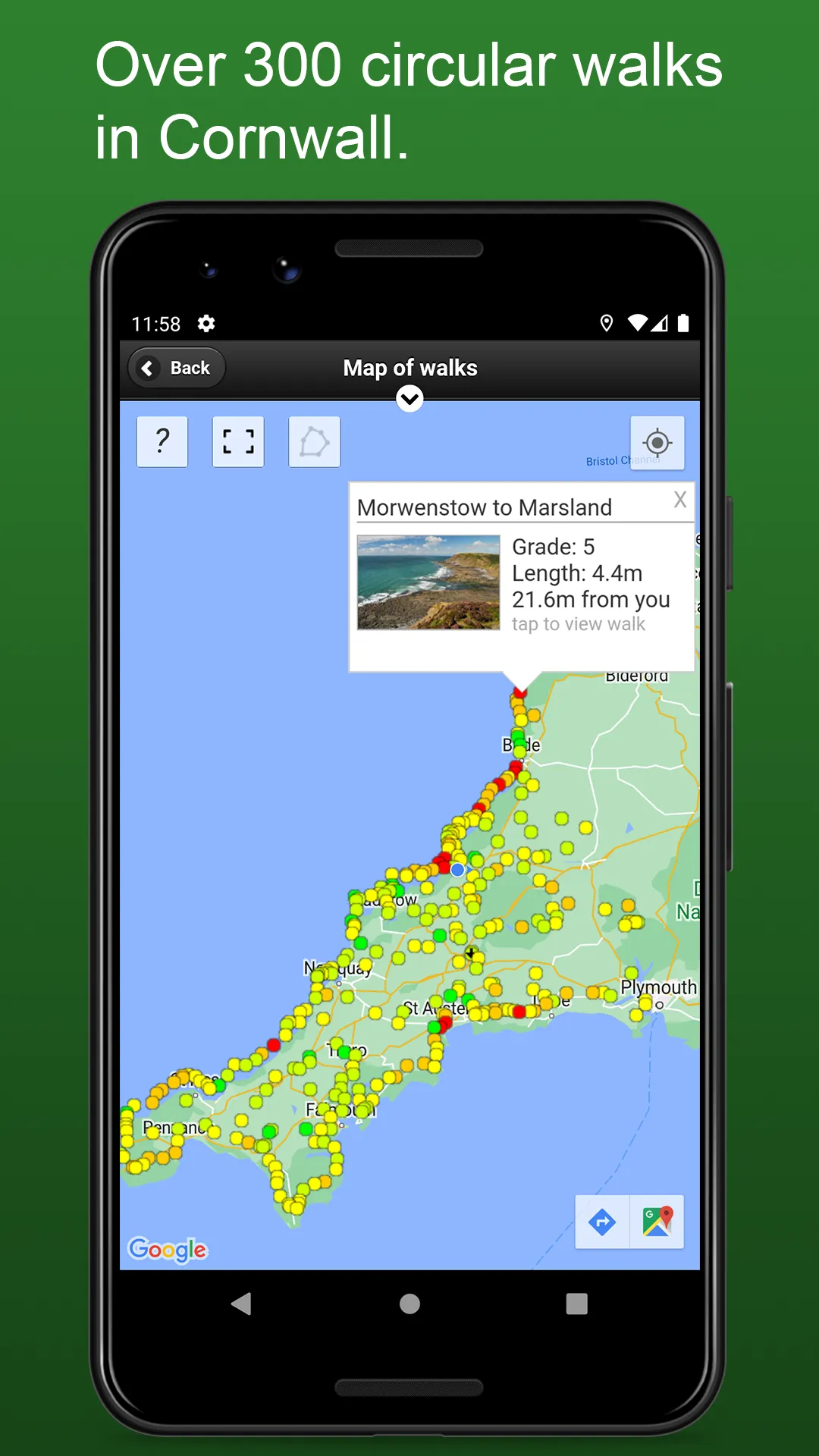 iWalk Cornwall | Indus Appstore | Screenshot