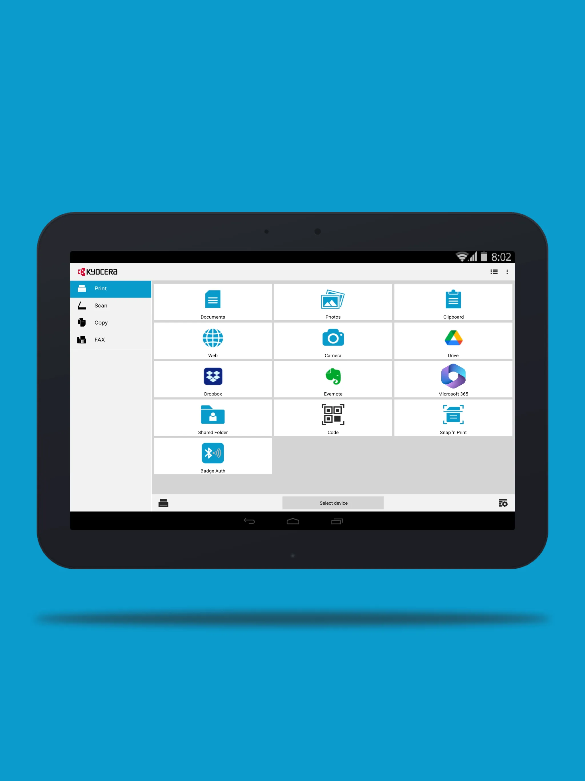KYOCERA Mobile Print | Indus Appstore | Screenshot