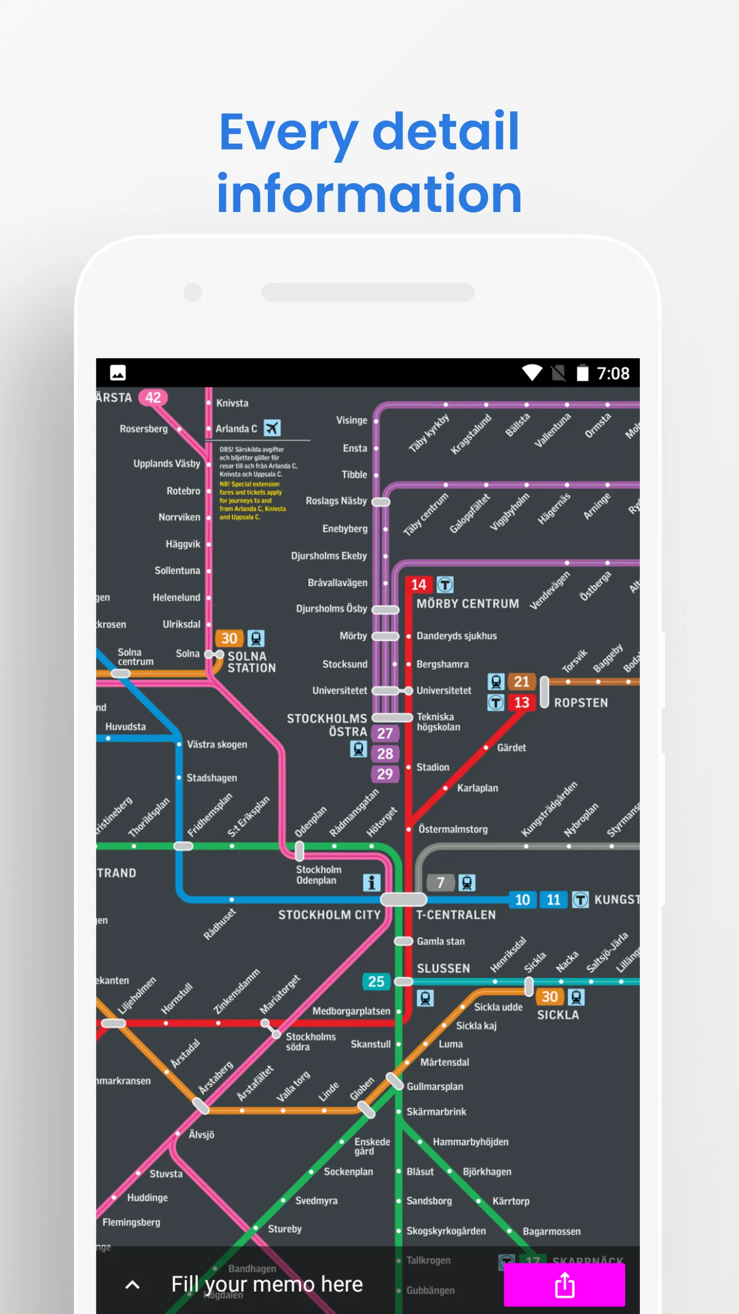 Stockholm Metro Travel Guide | Indus Appstore | Screenshot