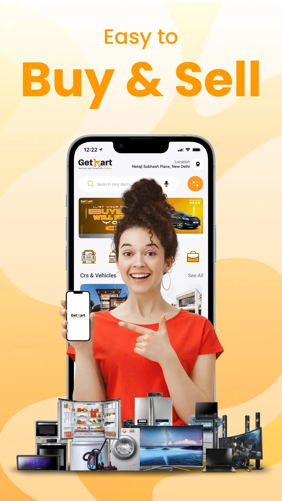 Getkart - Buy & Sell Easily | Indus Appstore | Screenshot