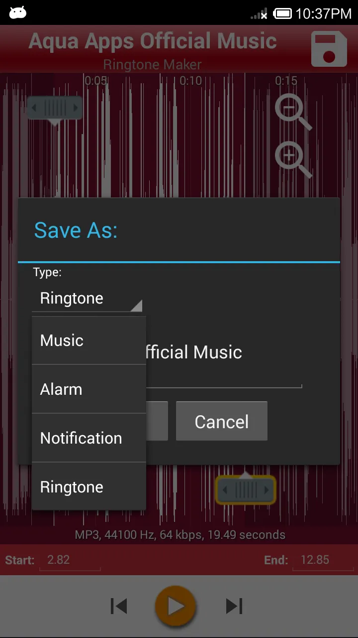 Ringtone Maker and Mp3 Cutter | Indus Appstore | Screenshot