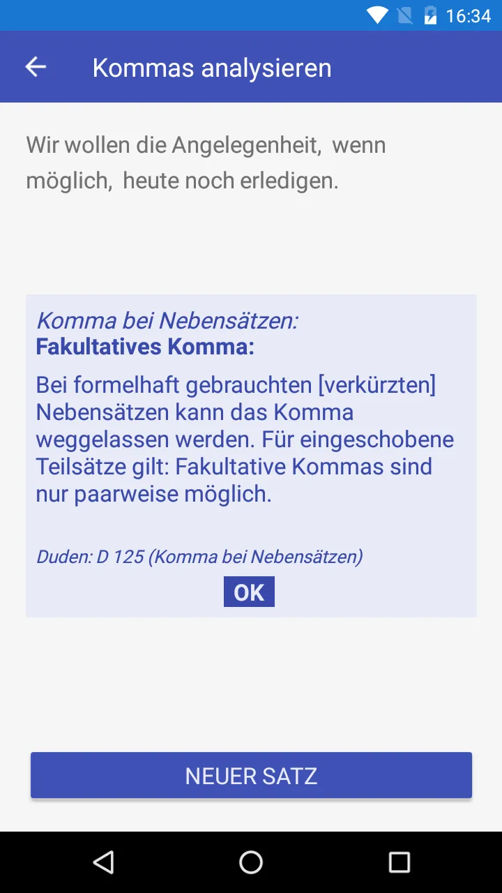 Kommaregeln Deutsch | Indus Appstore | Screenshot