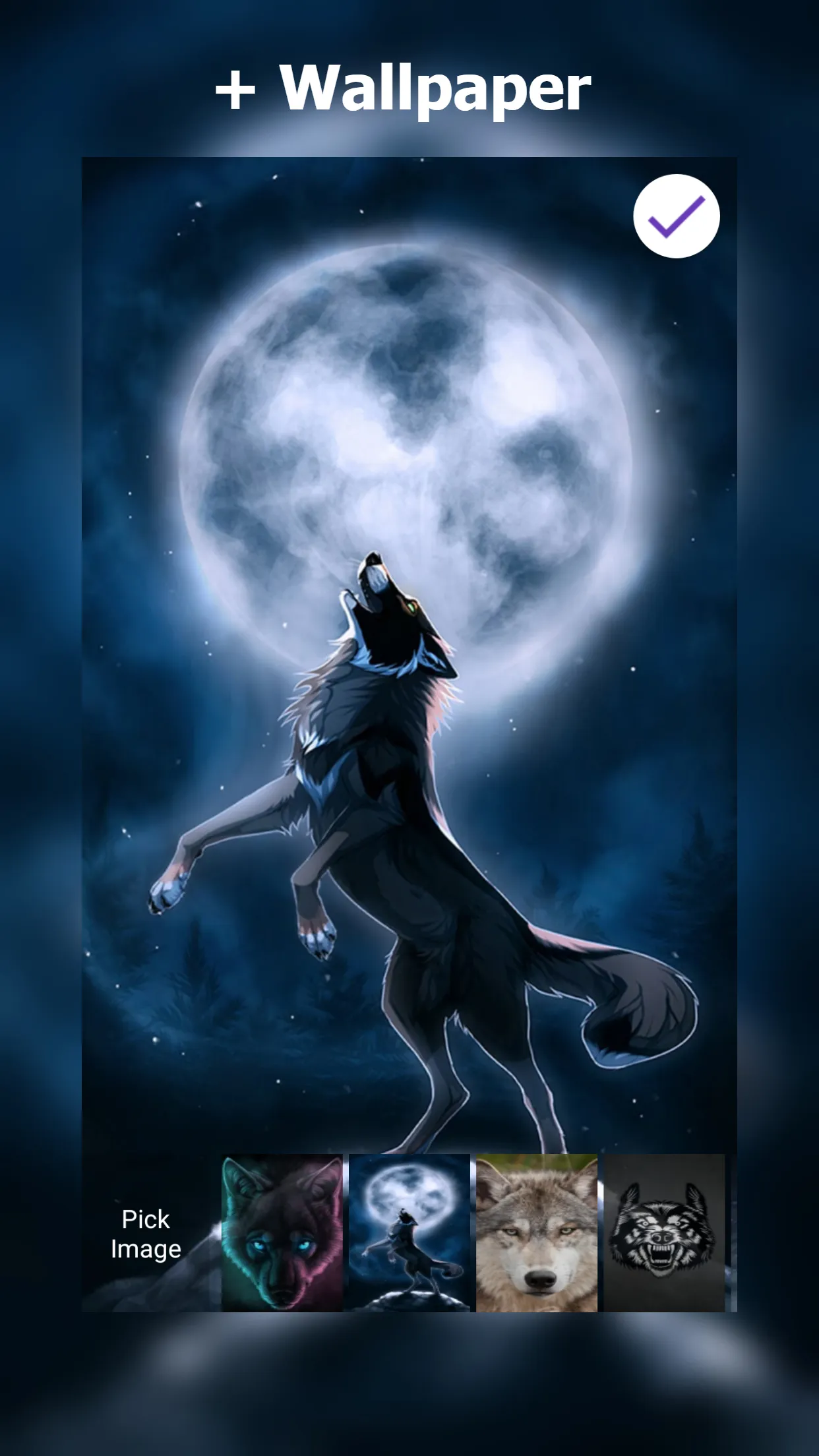 Wolf Lock Screen | Indus Appstore | Screenshot