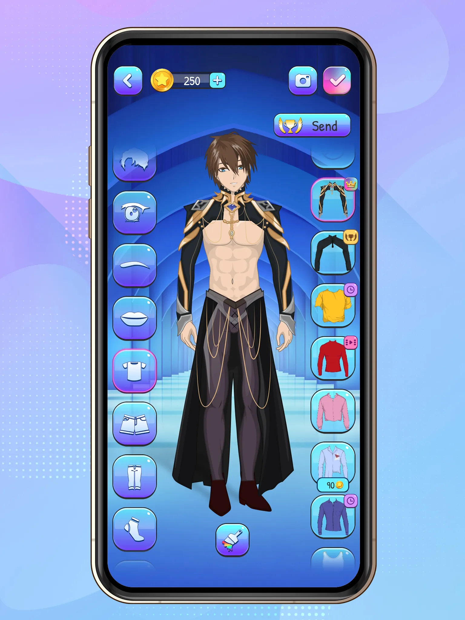 Anime Boys Dress Up Games | Indus Appstore | Screenshot