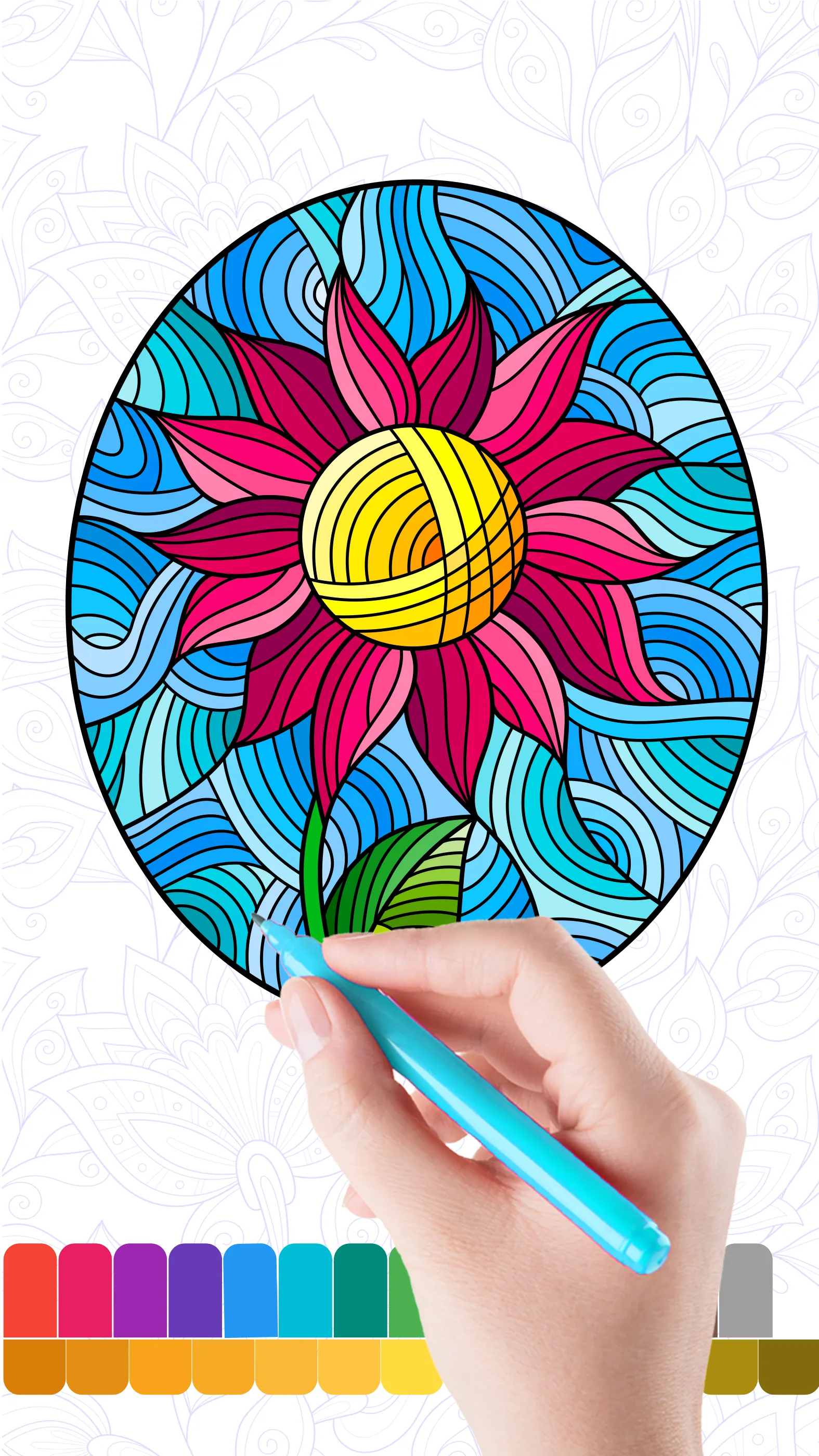 Coloring Book For Relaxation | Indus Appstore | Screenshot