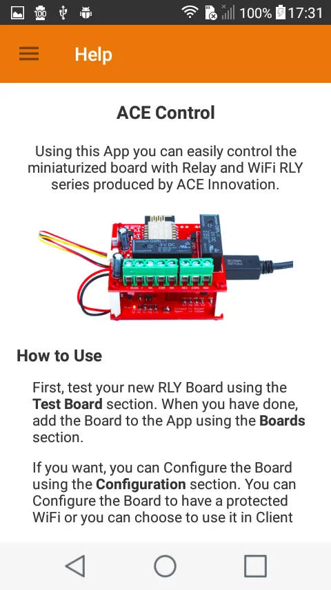 ACE Relay Control | Indus Appstore | Screenshot