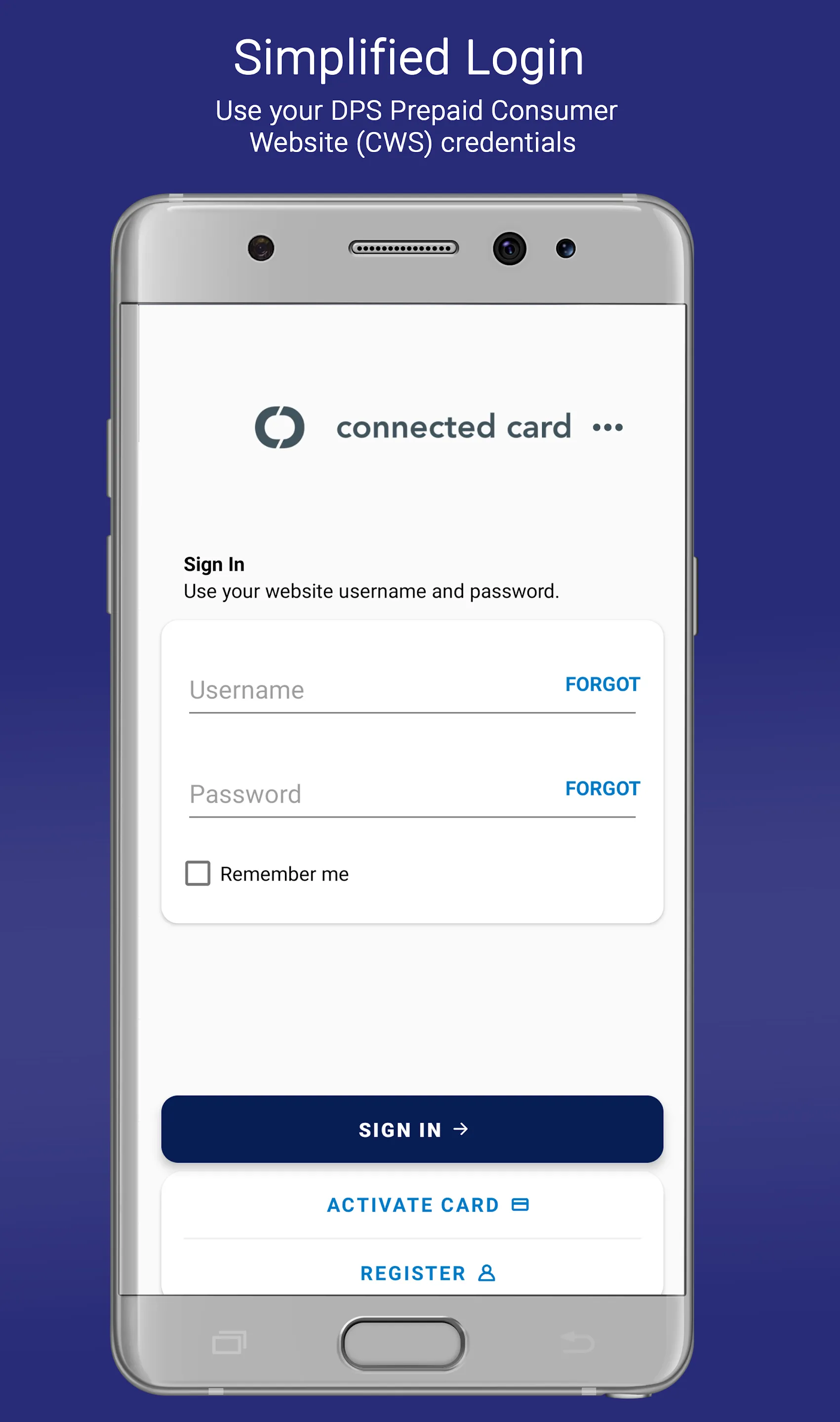 Connected Card | Indus Appstore | Screenshot