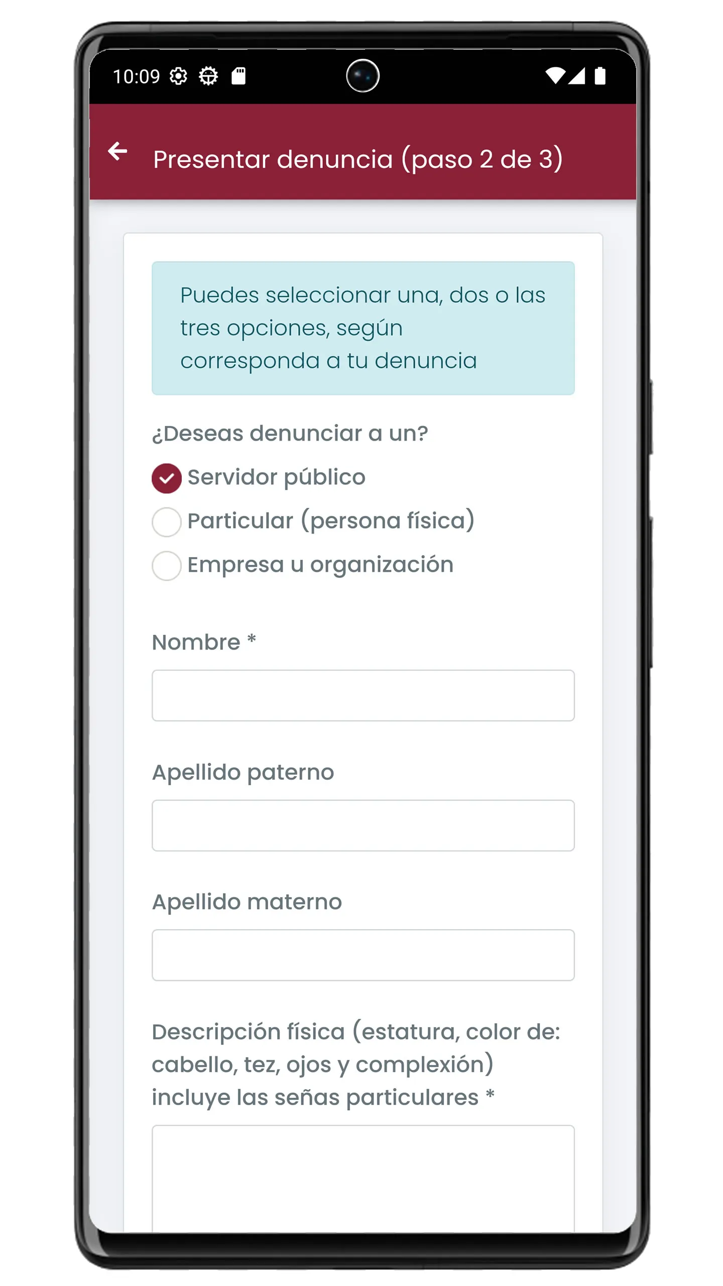 Denuncia EDOMEX | Indus Appstore | Screenshot