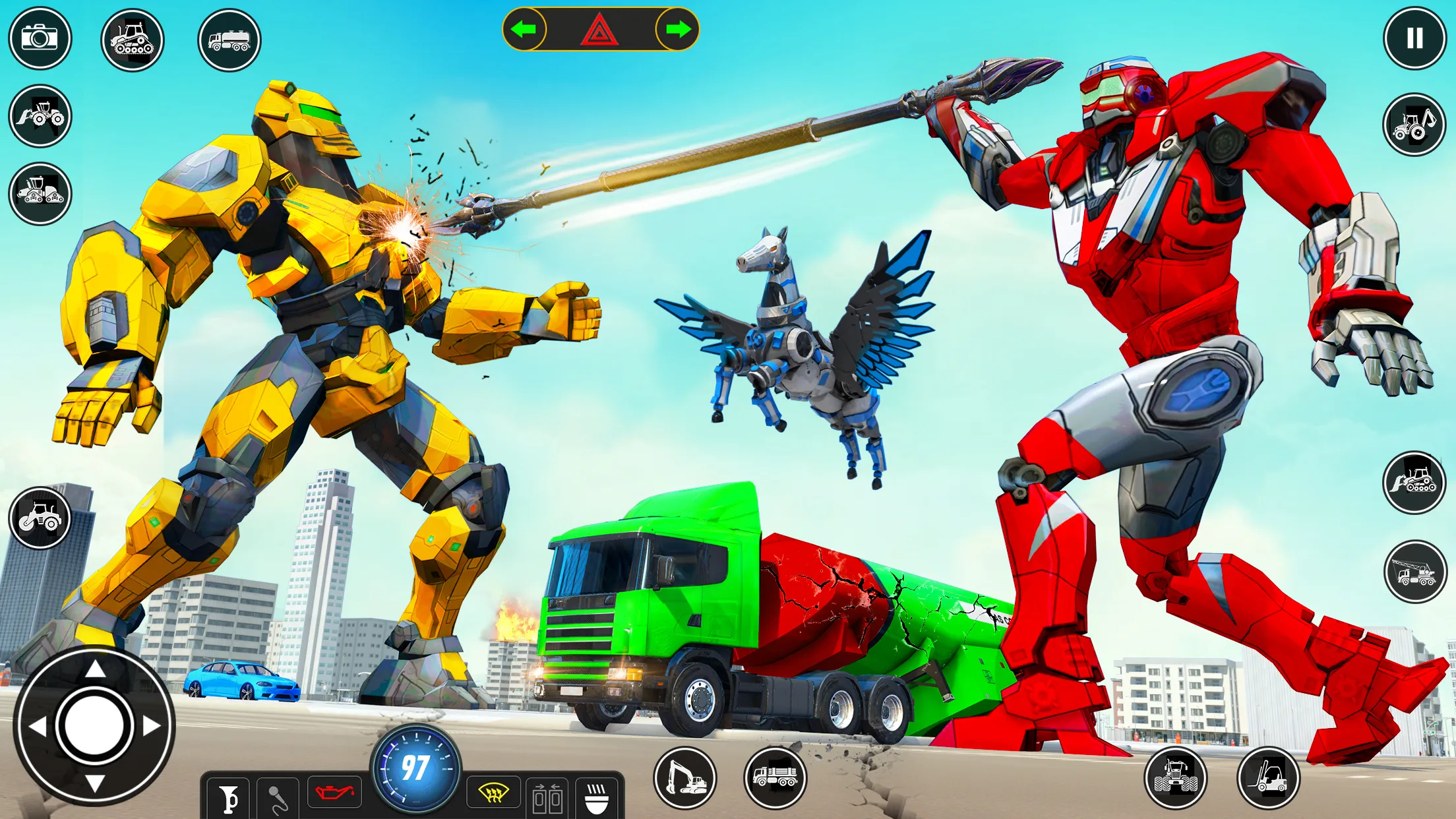 Robot Transform Car Games 3D | Indus Appstore | Screenshot