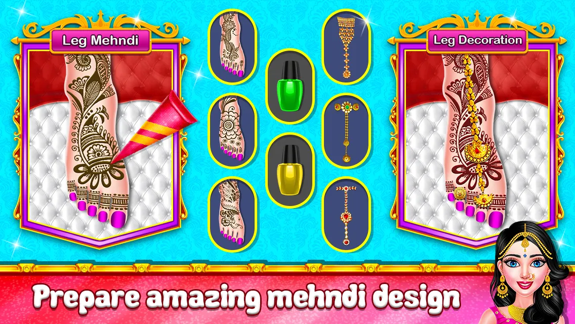 Indian Wedding Makeup Dressup | Indus Appstore | Screenshot