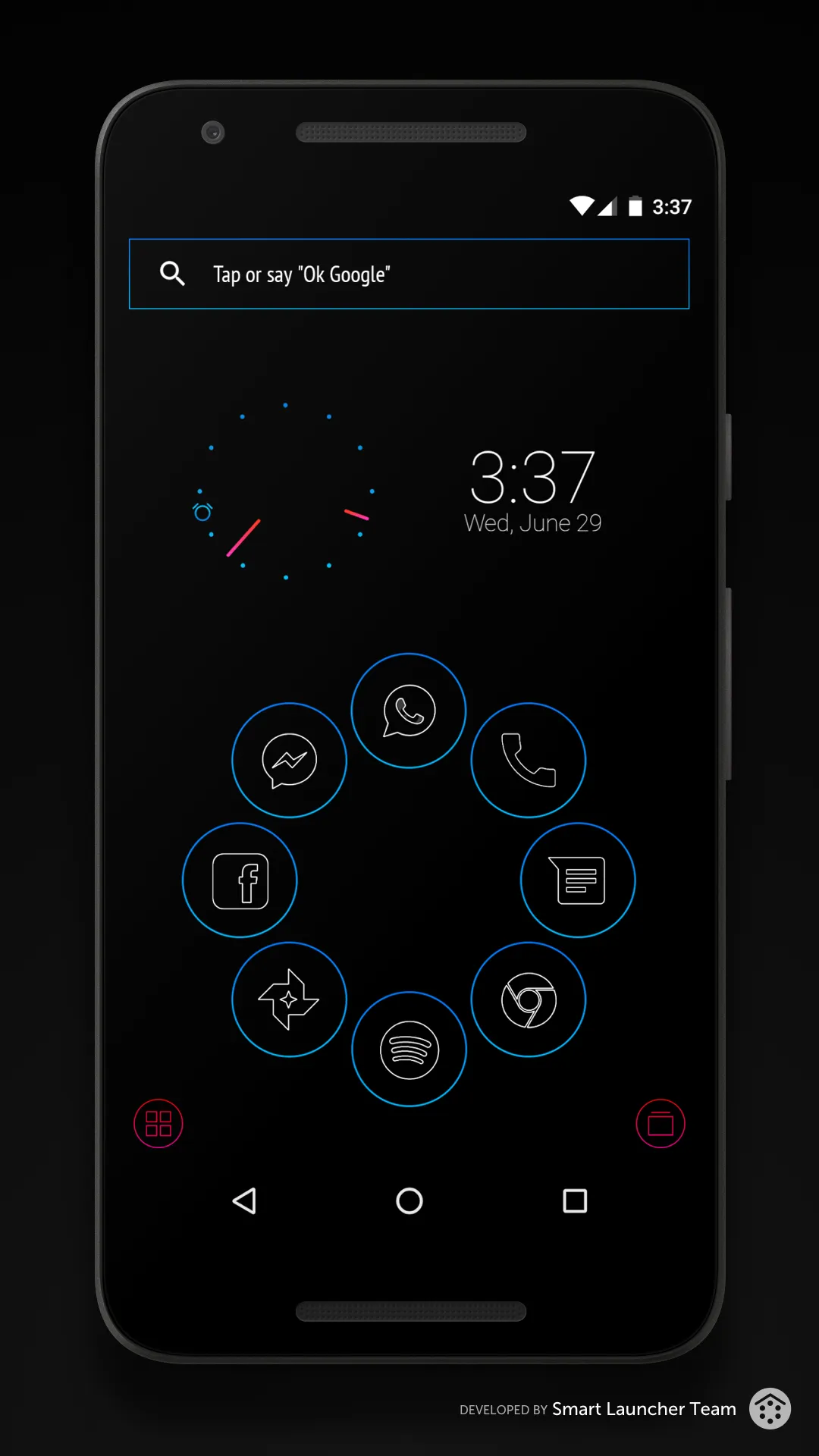 SLT Azure - Widget & Icon pack | Indus Appstore | Screenshot