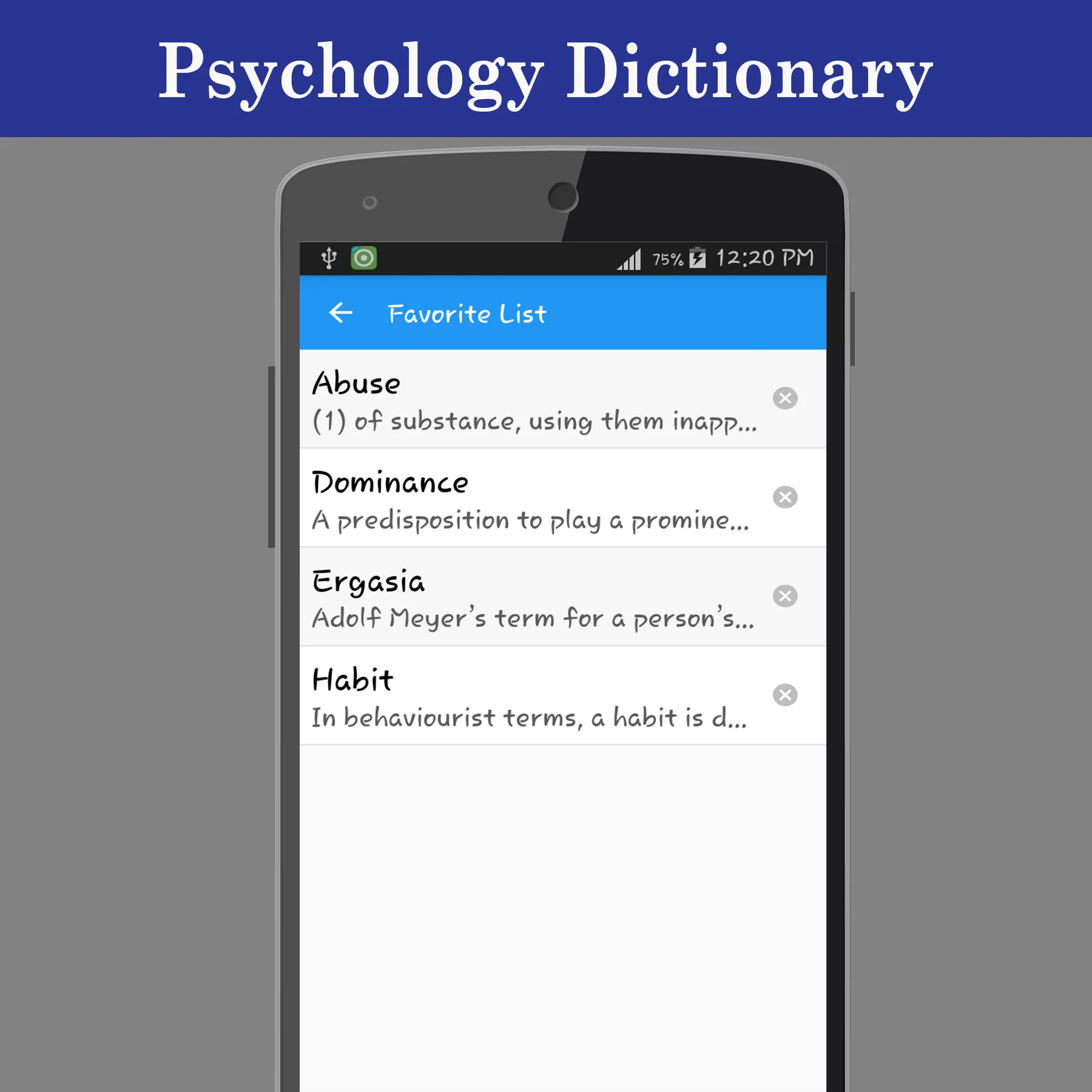 Psychology Dictionary | Indus Appstore | Screenshot