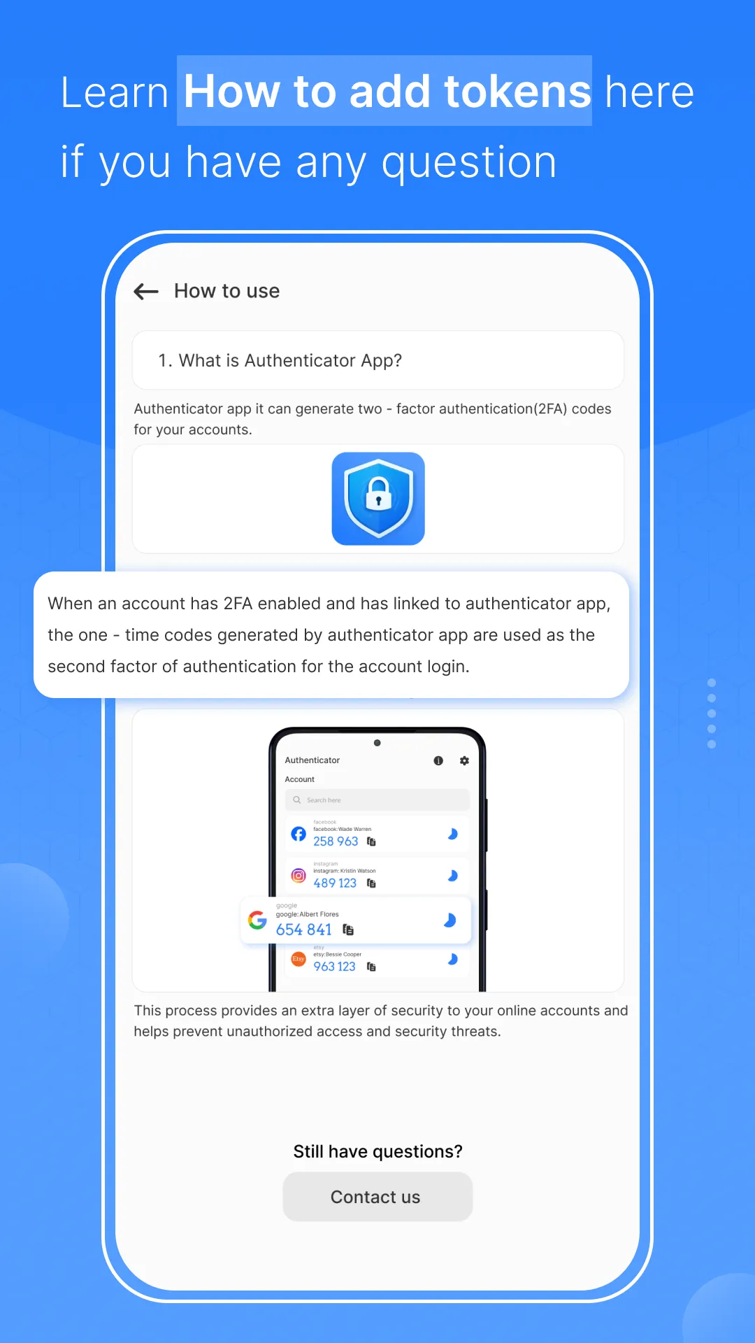 Authenticator App | Indus Appstore | Screenshot