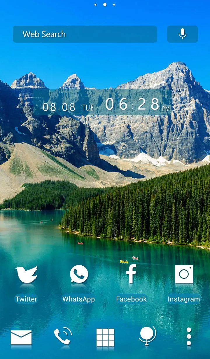 Moraine Lake Theme | Indus Appstore | Screenshot