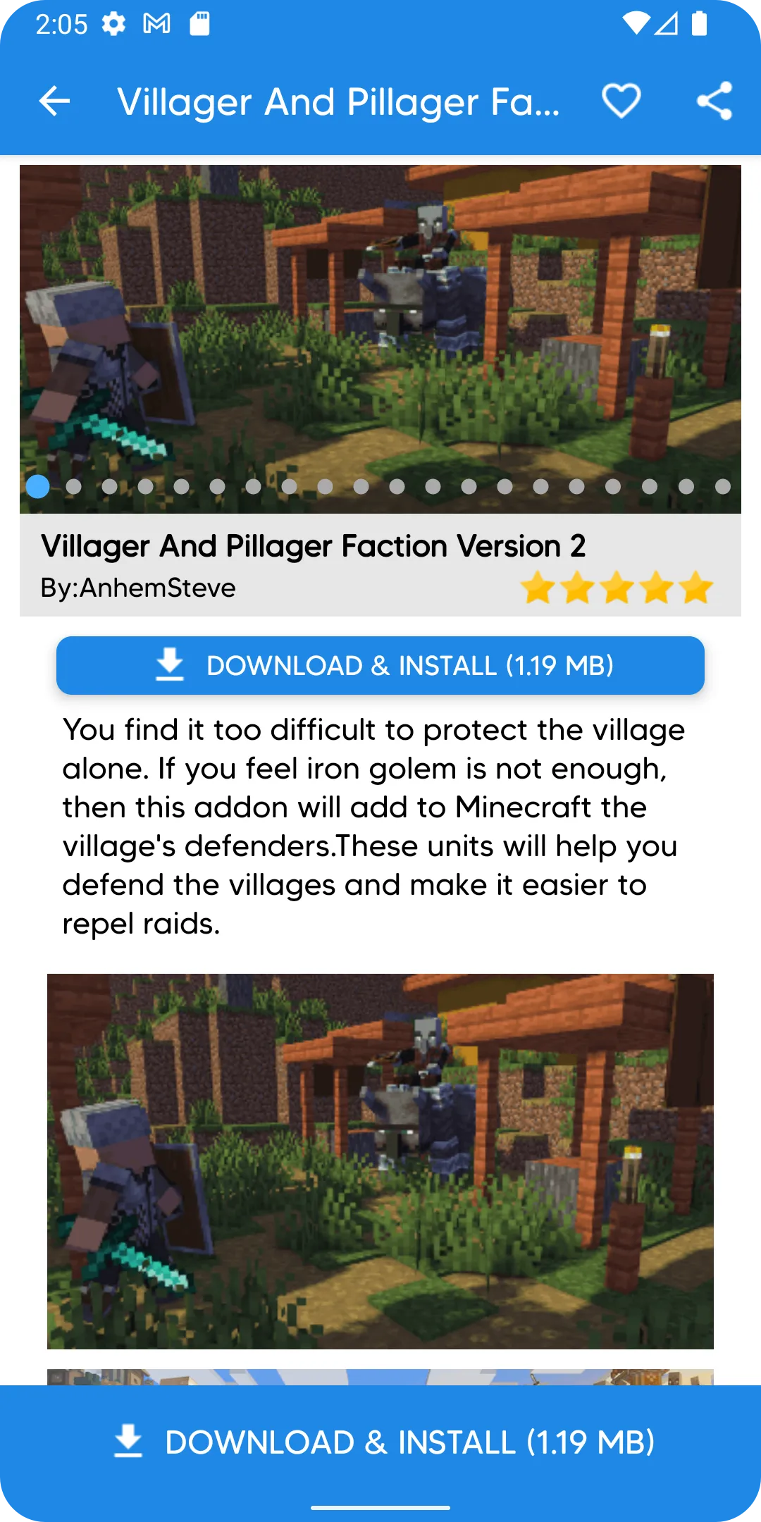 Villagers Mods | Indus Appstore | Screenshot