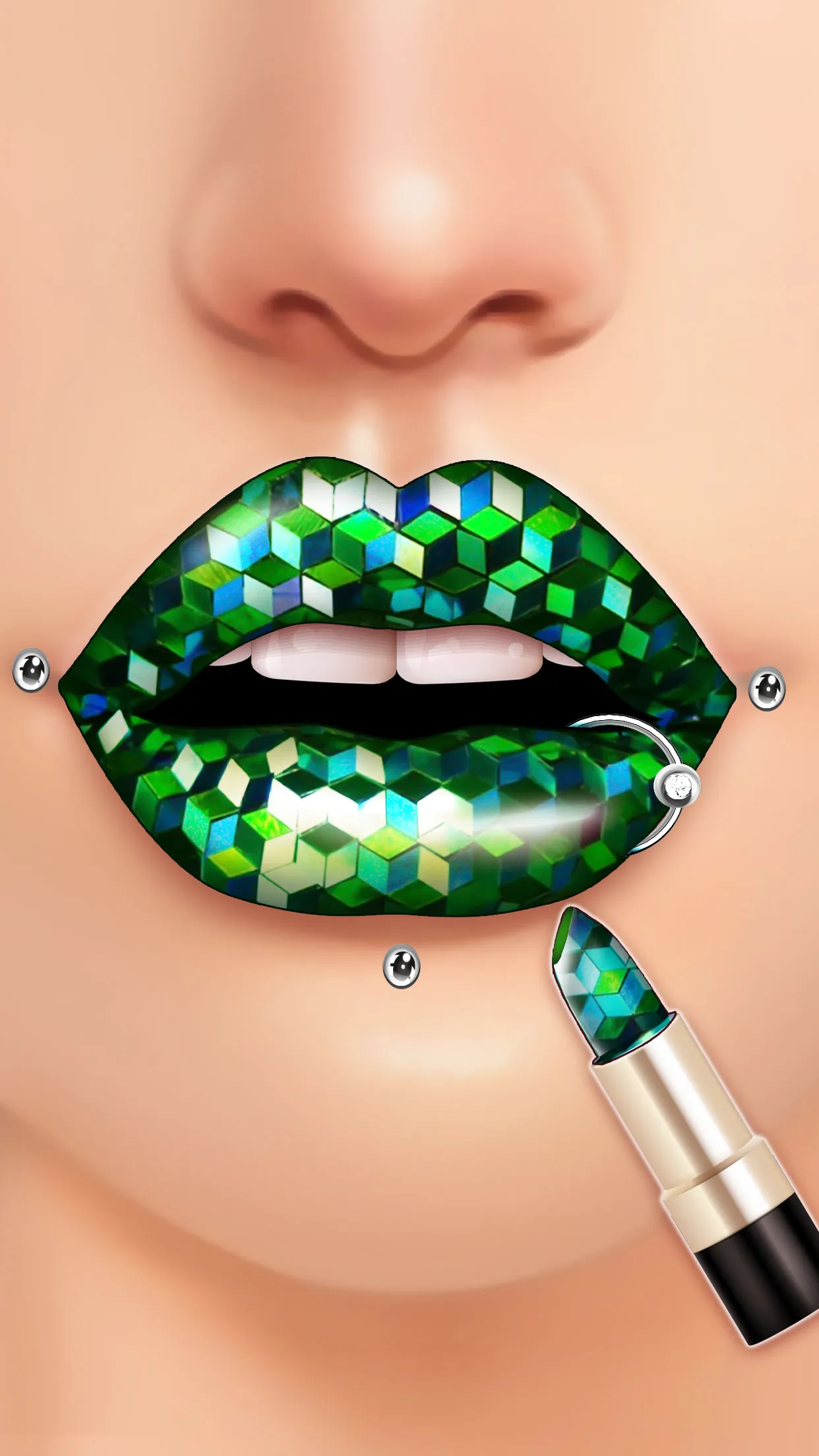 Lip Art Salon: DIY Makeup Game | Indus Appstore | Screenshot