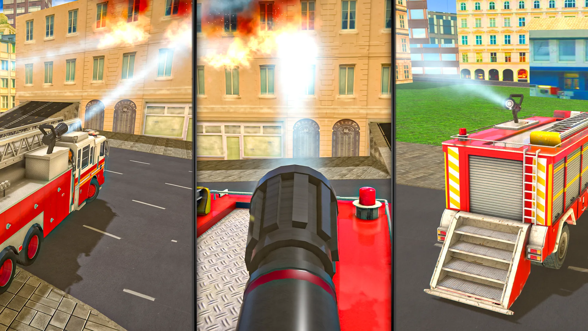 Flying Fire Truck Driving Sim | Indus Appstore | Screenshot