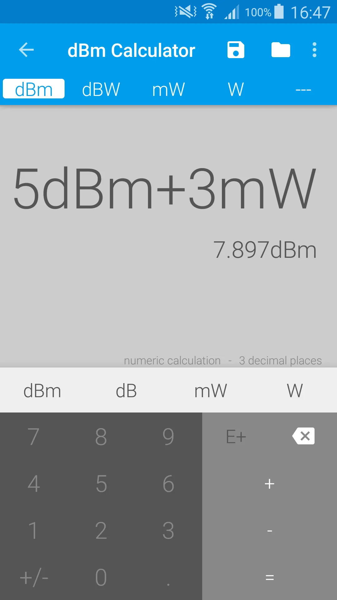 dB Calculator | Indus Appstore | Screenshot