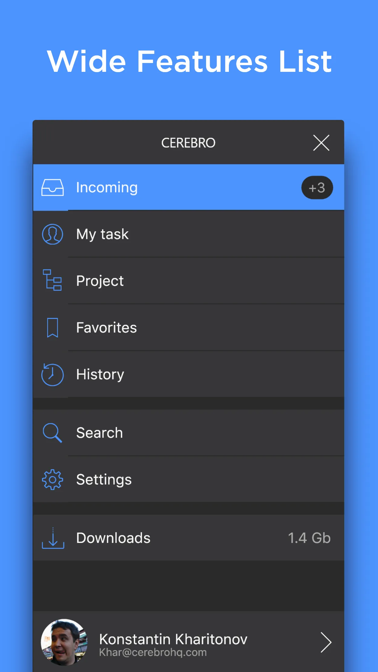 Cerebro – project management | Indus Appstore | Screenshot