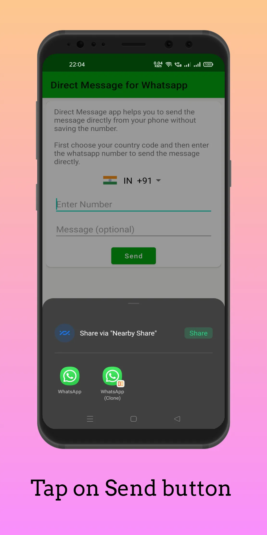Direct Message for WA | Indus Appstore | Screenshot