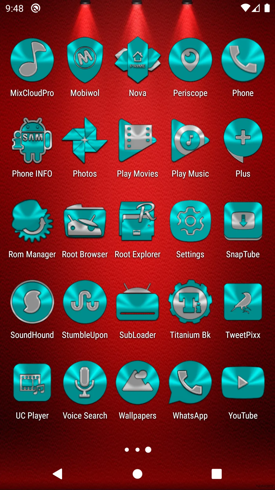 Cyan Icon Pack | Indus Appstore | Screenshot