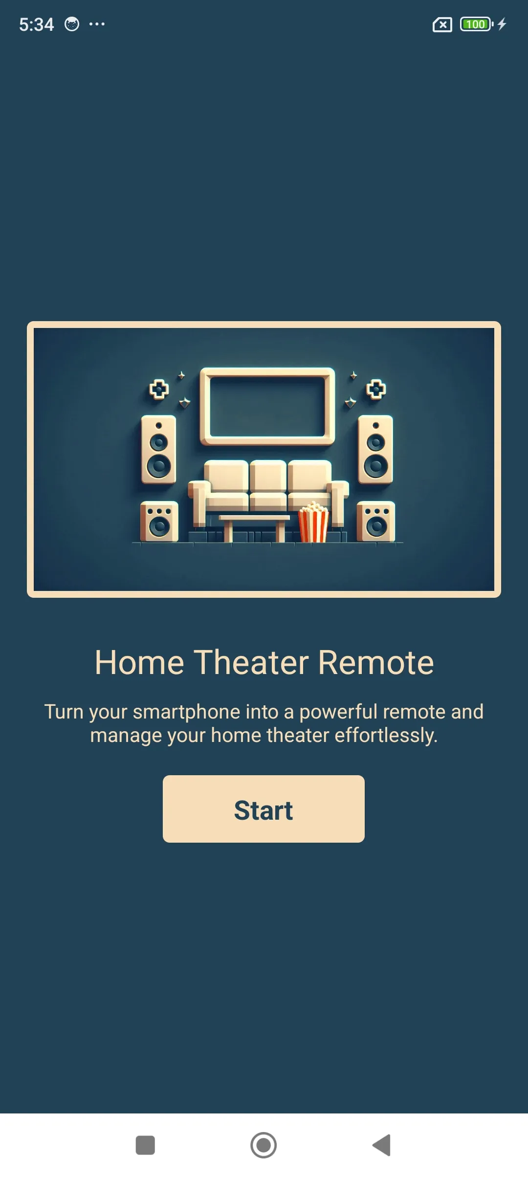 Home Theater Remote | Indus Appstore | Screenshot