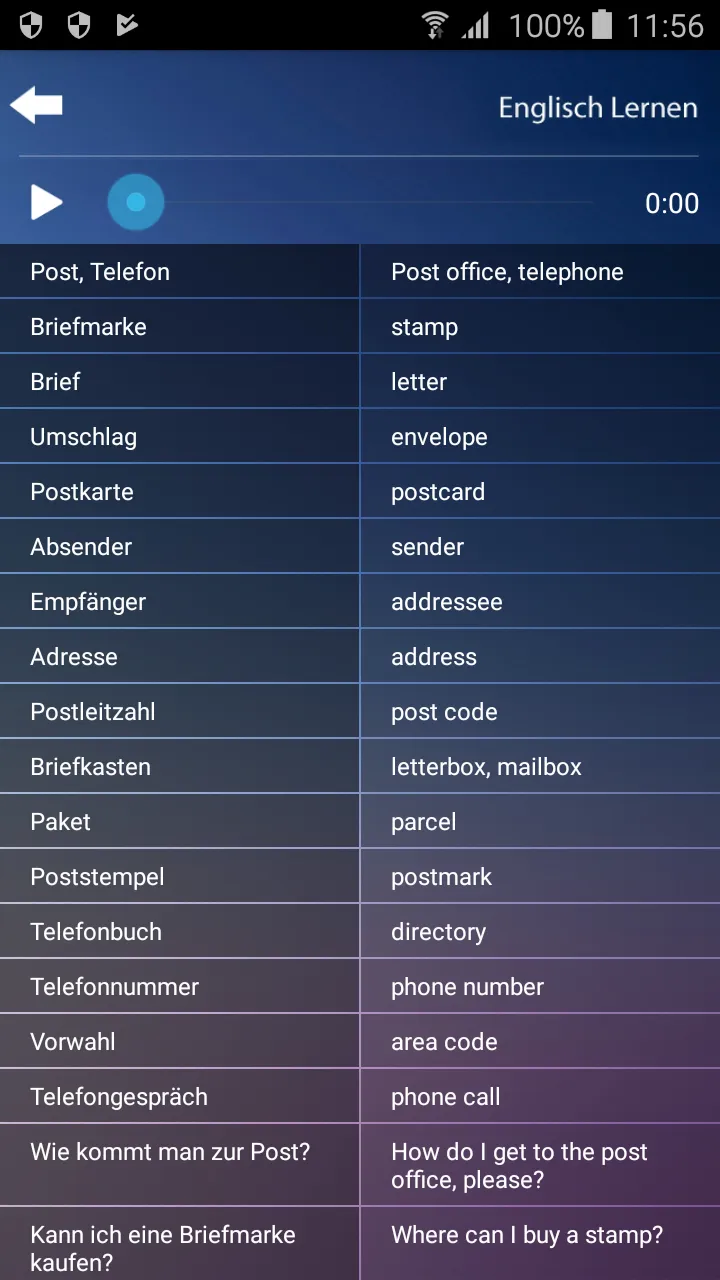 Deutsch-Englisch Sprachführer | Indus Appstore | Screenshot