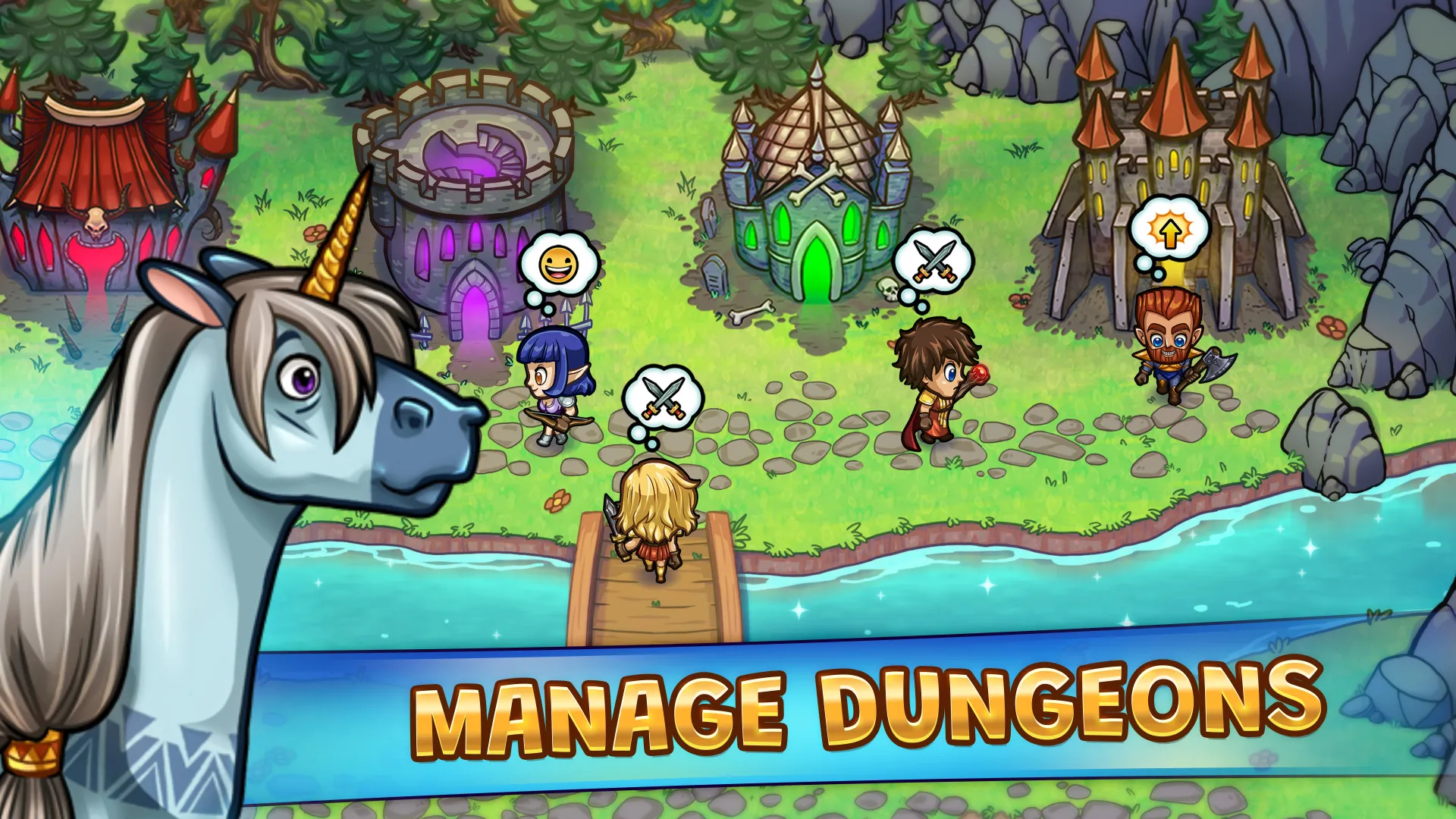 Hero Park: Shops & Dungeons | Indus Appstore | Screenshot