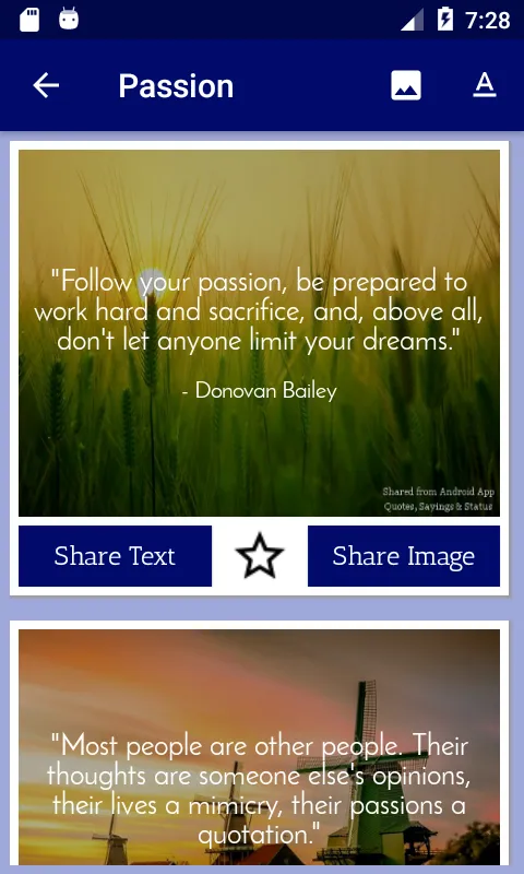 Motivational Quotes Sayings Wh | Indus Appstore | Screenshot