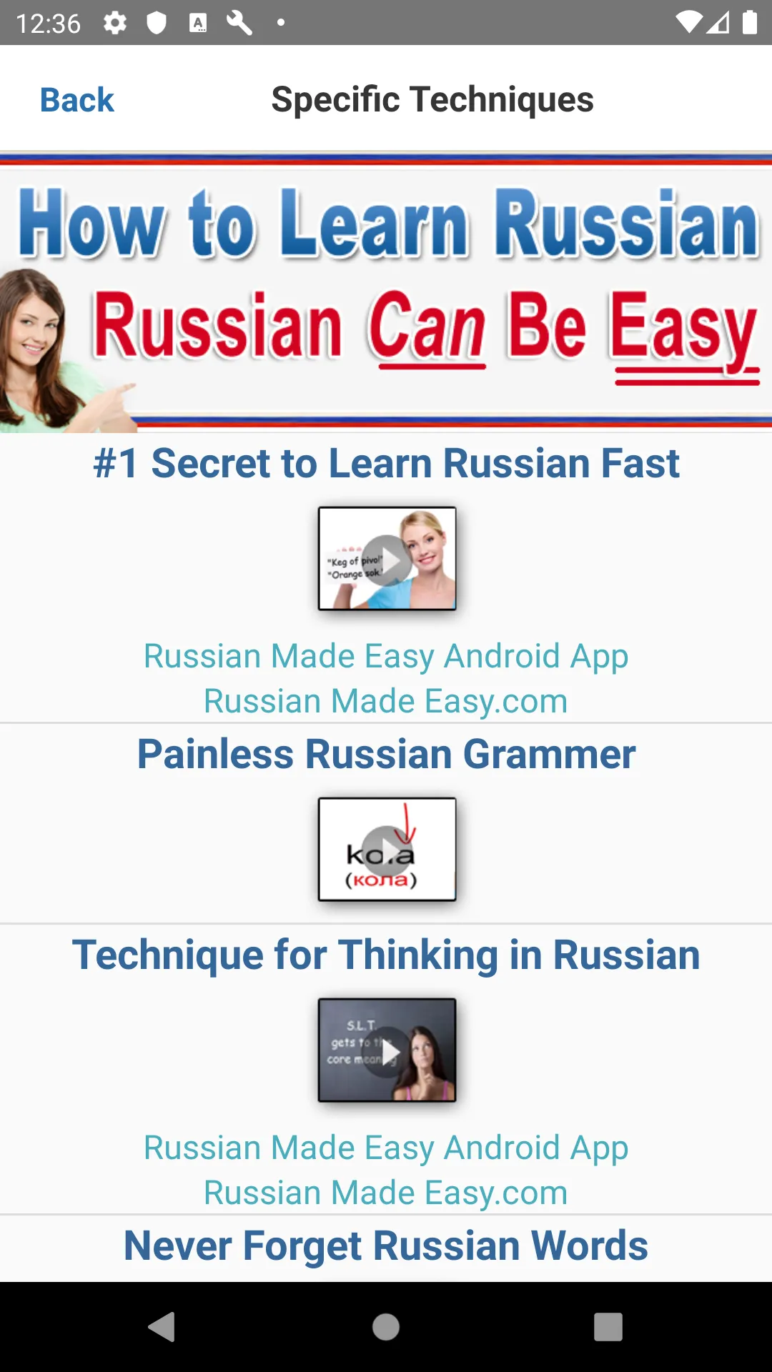 Russian Alphabet in 3 Hours | Indus Appstore | Screenshot