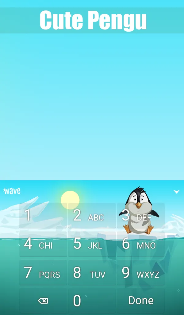 Cute Pengu Wallpaper Theme | Indus Appstore | Screenshot