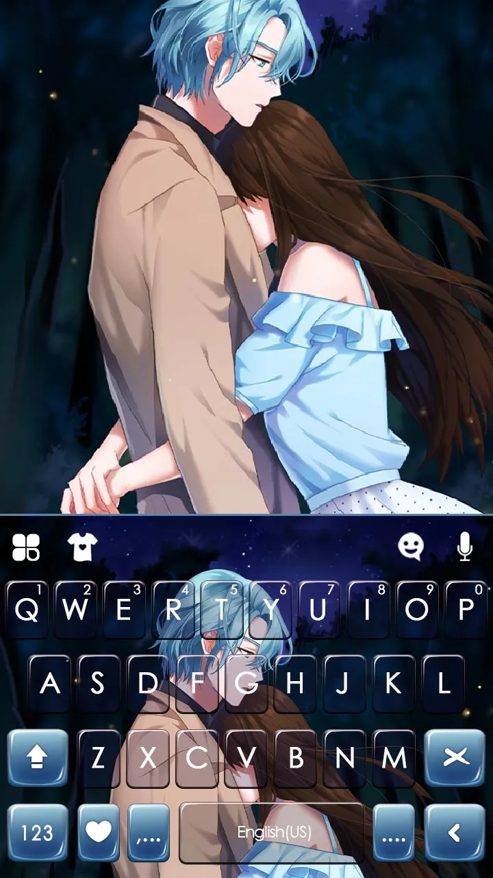 Loving Couple Keyboard Backgro | Indus Appstore | Screenshot