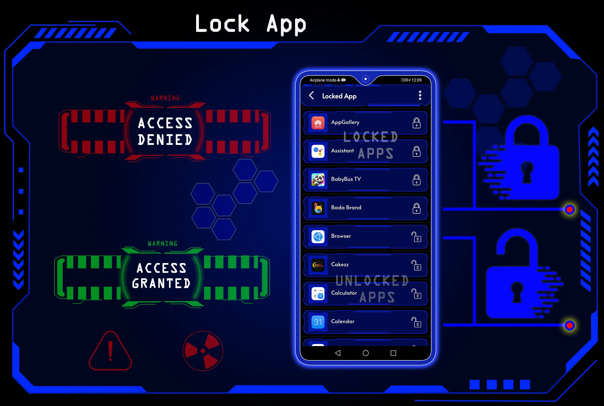 Hitech launcher 2 - AppLock | Indus Appstore | Screenshot