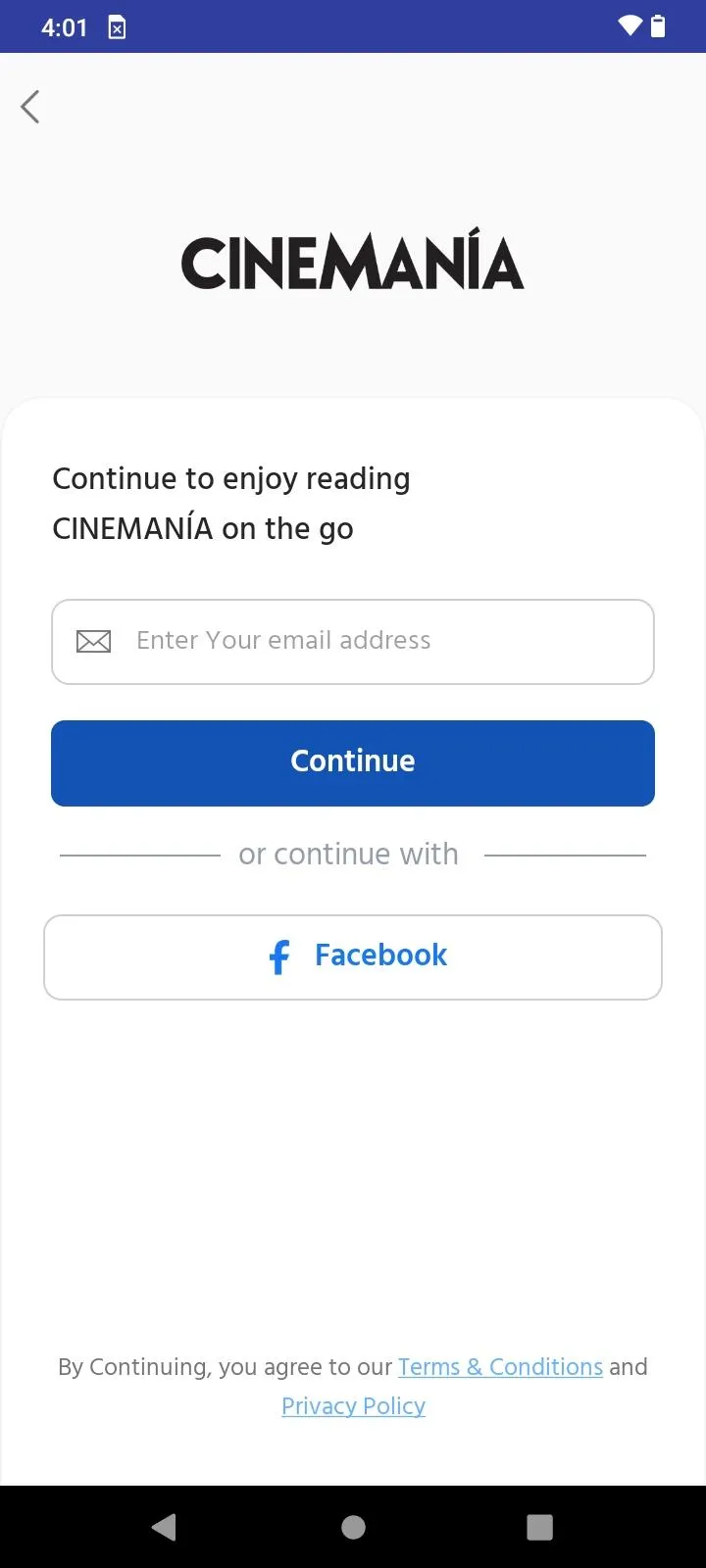 CINEMANÍA | Indus Appstore | Screenshot