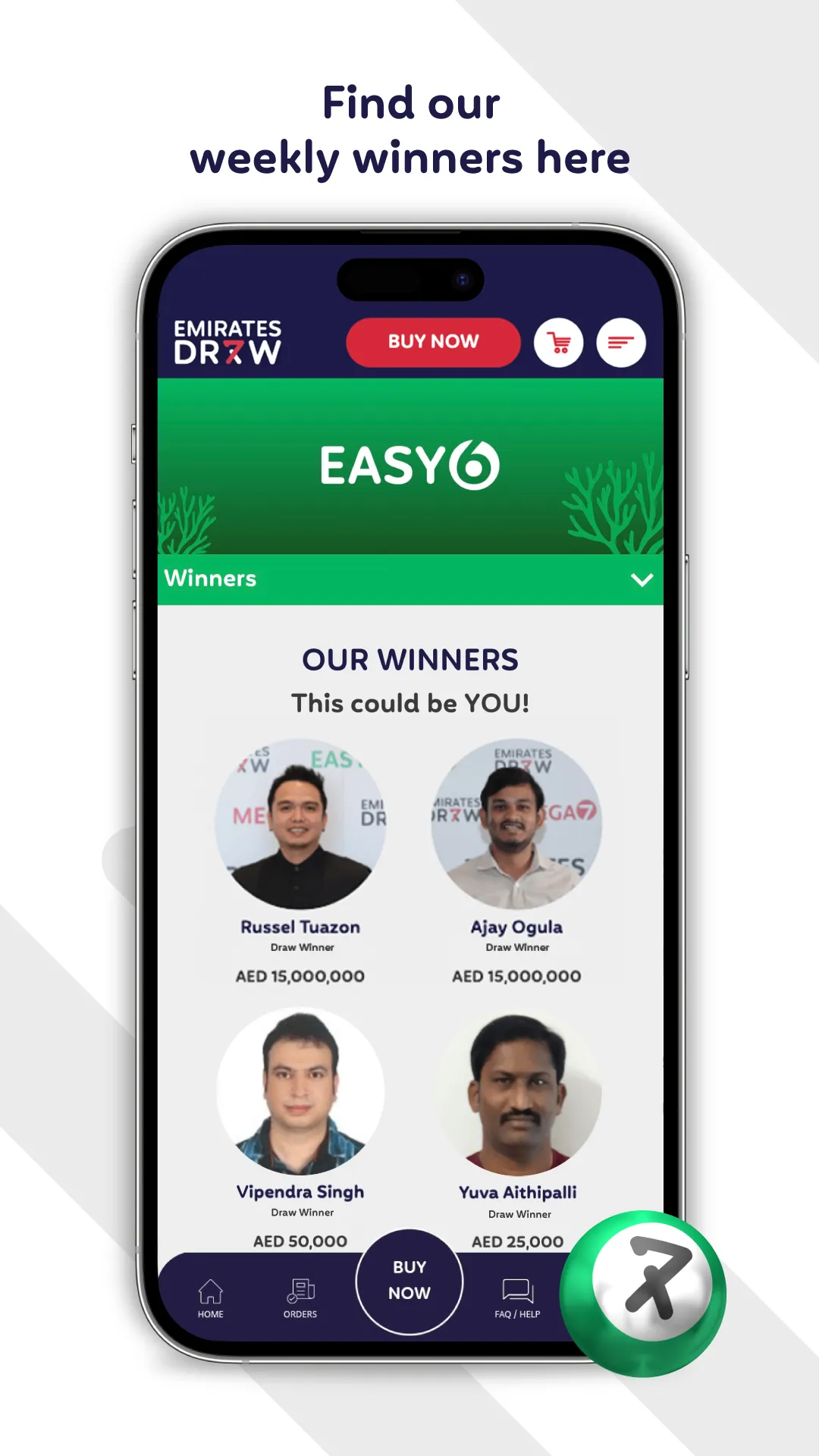 Emirates Draw | Indus Appstore | Screenshot