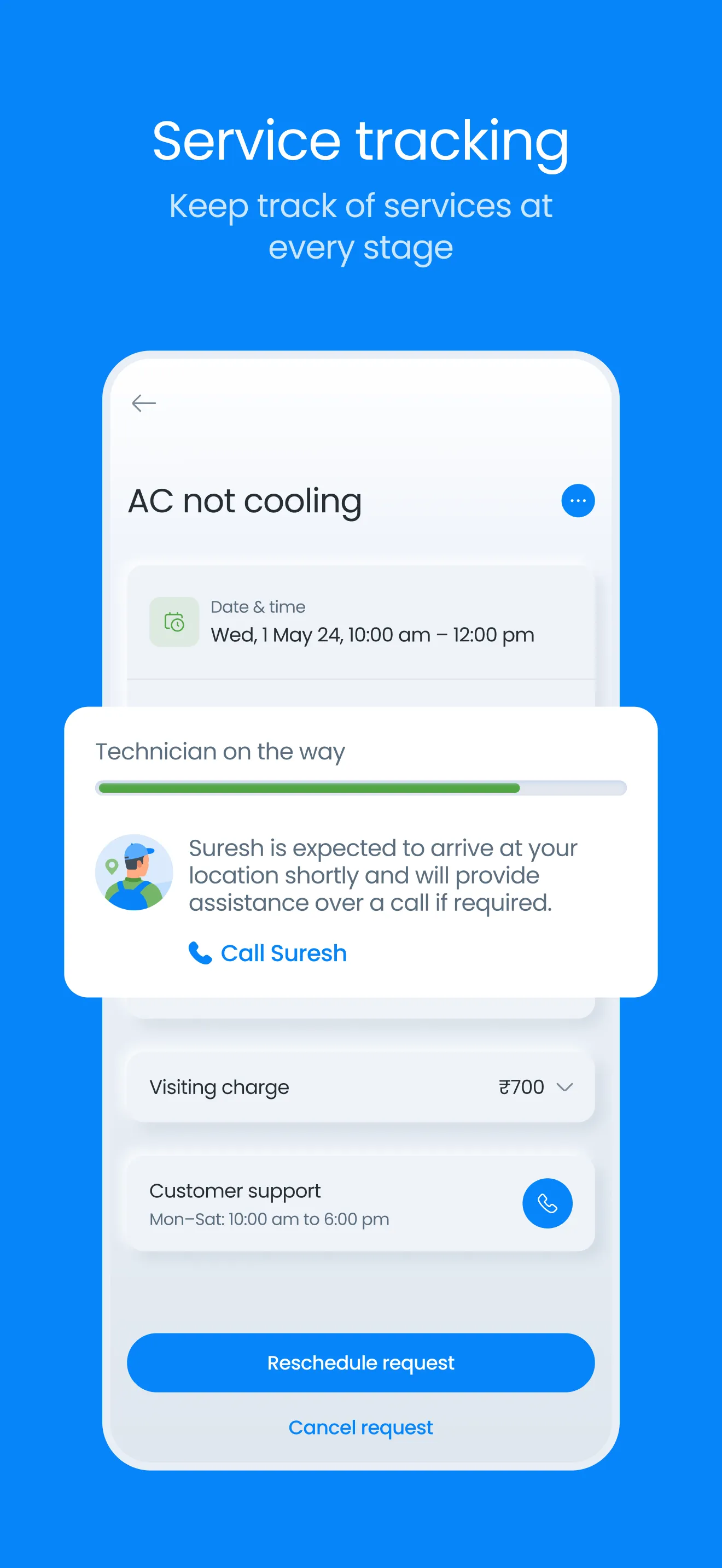 Blue Star Customer Care App | Indus Appstore | Screenshot